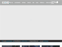 Tablet Screenshot of kushiebrand.com